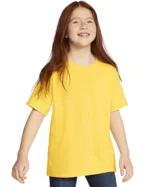 youth cotton t-shirt yellow
